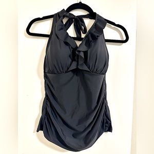 Ellen Tracy halter swim suit top - size 12